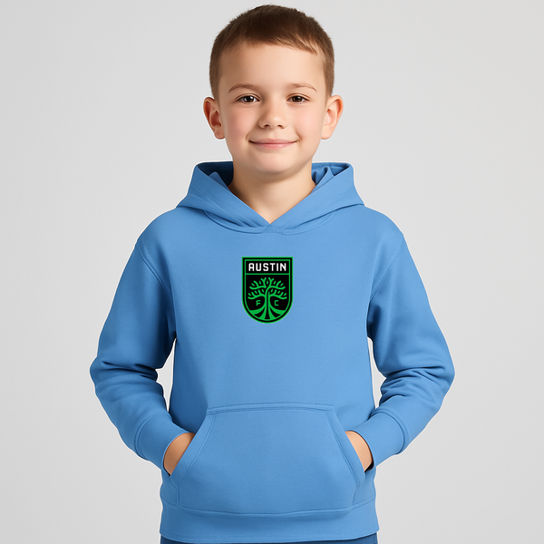 Youth Kids Austin FC Pullover Hoodie