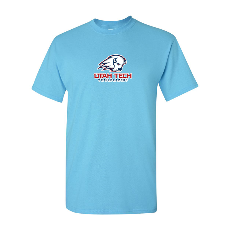 Men's Utah Tech Trailblazers  Gildan Heavy Cotton T-Shirt