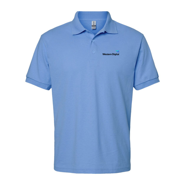 Men's Western Digital Logo Dry Blend Polo