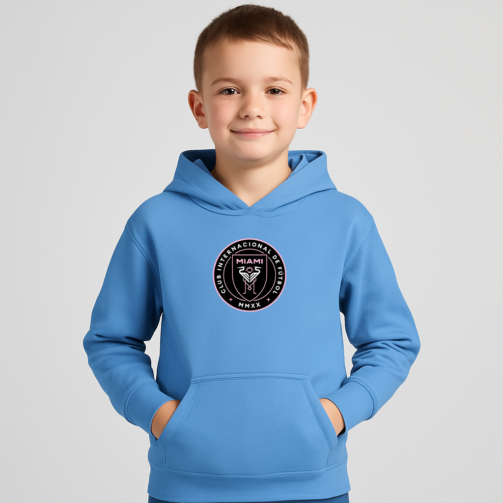 Youth Kids Inter Miami FC Pullover Hoodie