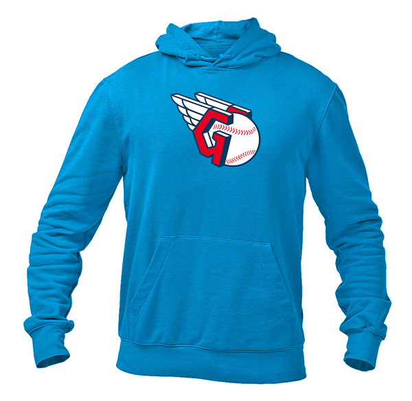 Men's Cleveland Guardians Logo Pullover Hoodie