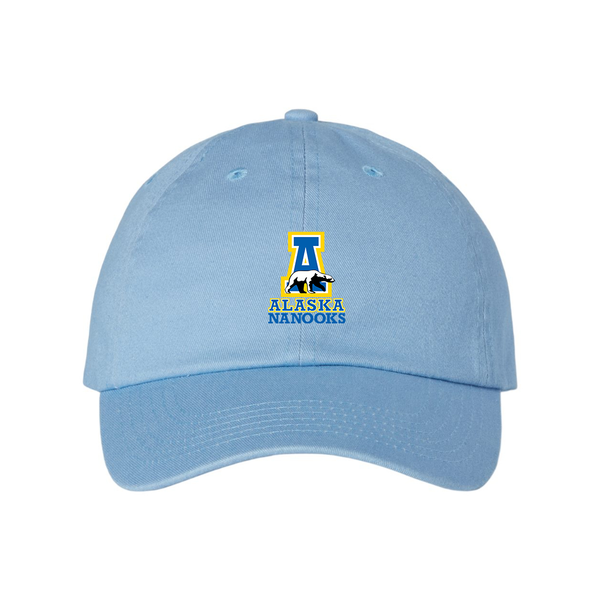 Alaska Nanooks  Valucap Adult Bio-Washed Classic Dad Hat