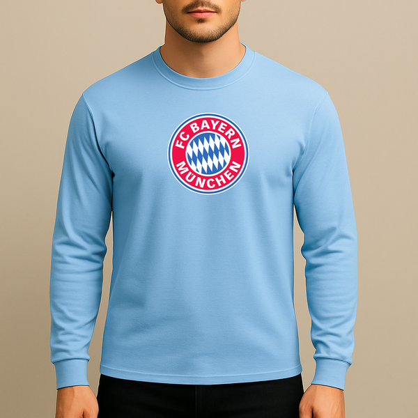 Men's F.C. Bayern Munchen Soccer Long Sleeve T-Shirt