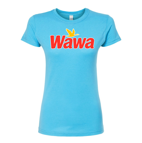 Women’s   Wawa Gas Station Round Neck T-Shirt