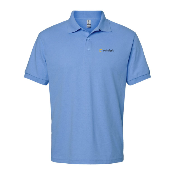 Men's CoinDesk Logo Dry Blend Polo