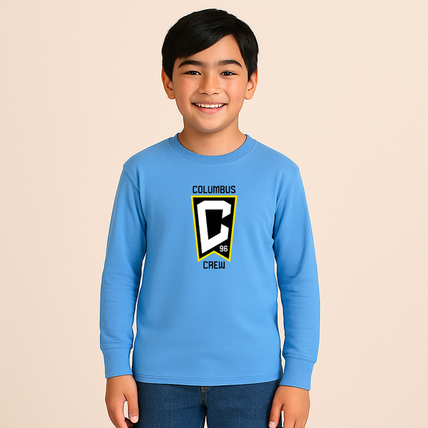 Youth Kids Columbus Crew FC Long Sleeve T-Shirt