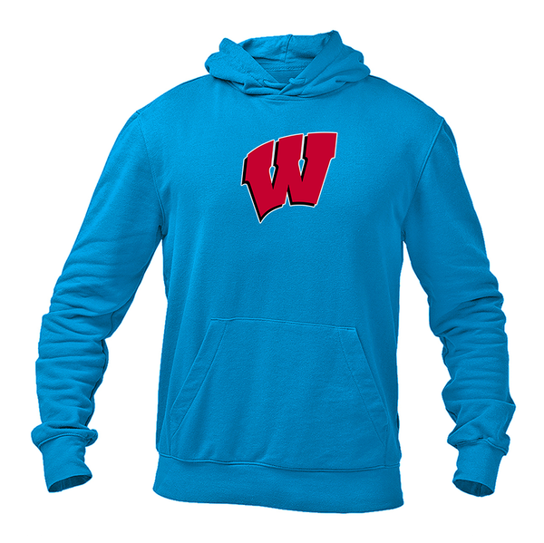 Men's  Wisconsin Badgers Gildan  Heavy Blend Hooded Sweatshirt