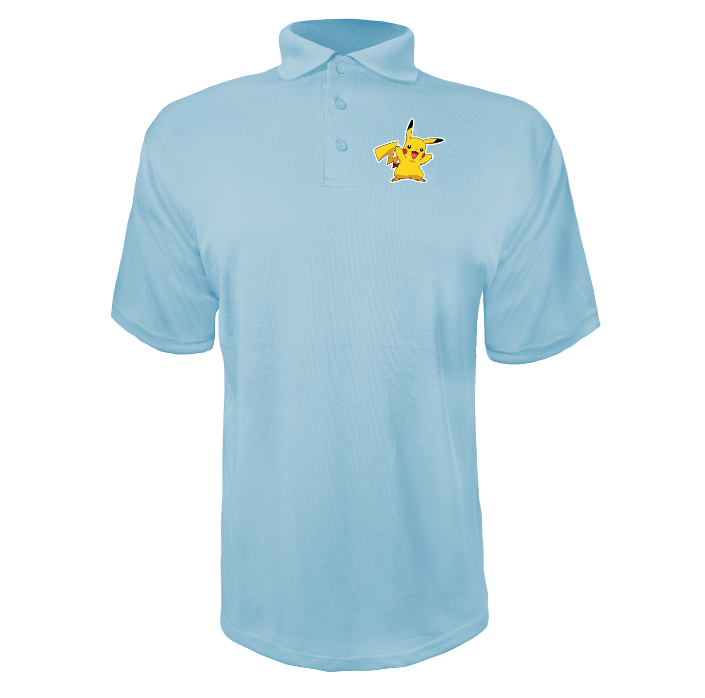 Men's Pikachu Cartoon Polyester Polo