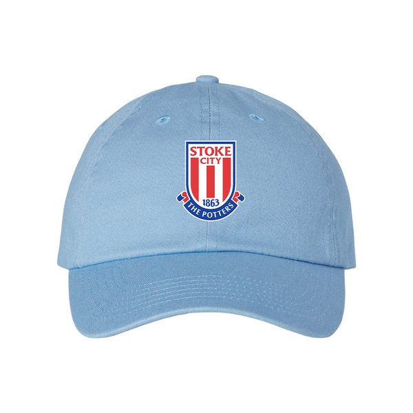 Stoke City Soccer  Valucap Adult Bio-Washed Classic Dad Hat