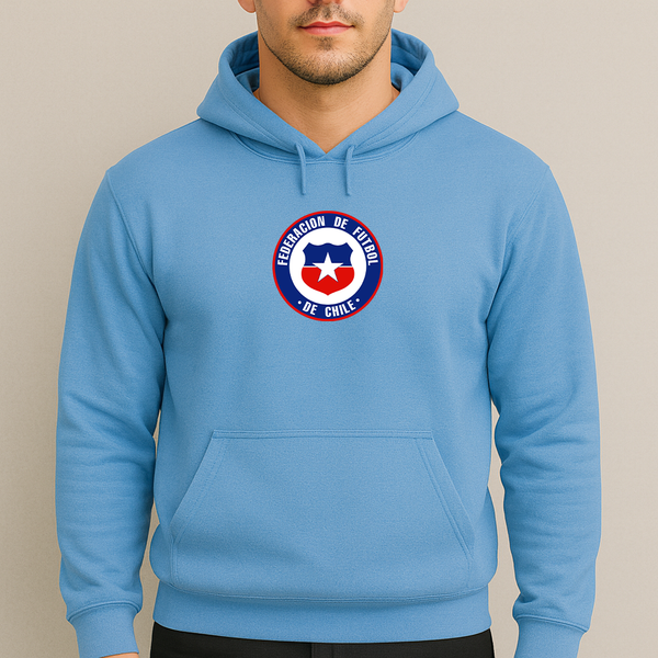 Men's Chile National Soccer Team  Pullover Hoodie