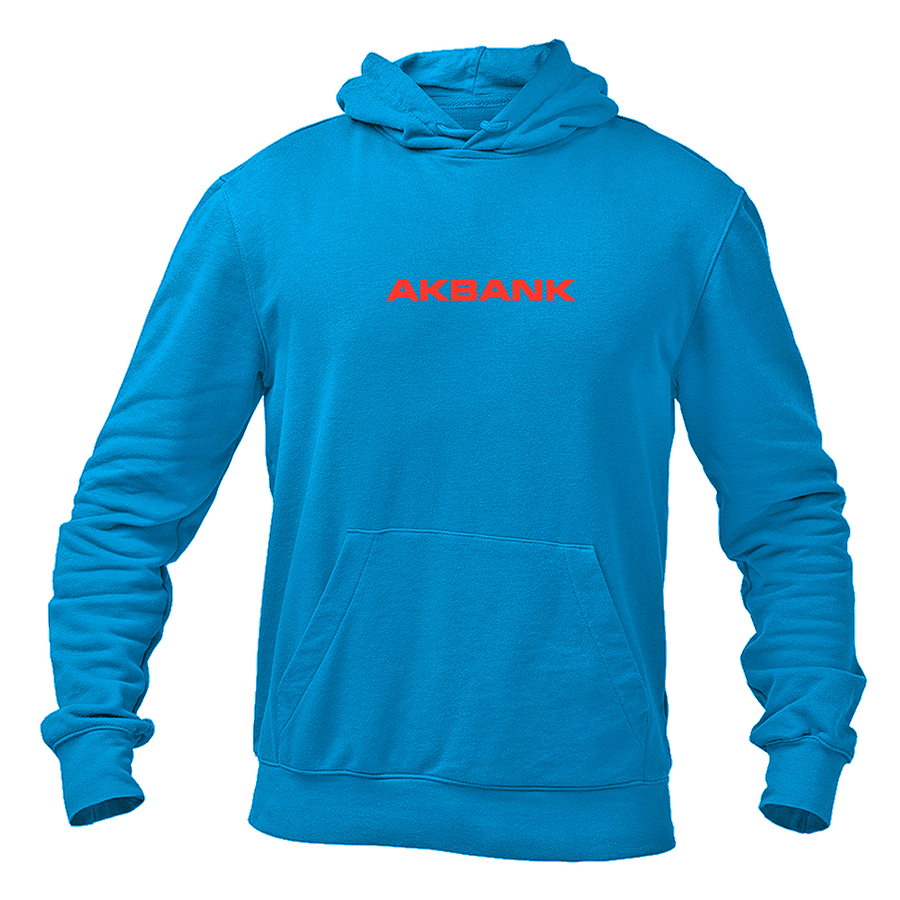 Men's Akbank Logo   Pullover Hoodie