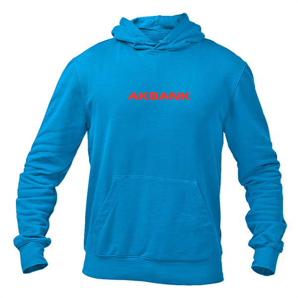 Men's Akbank Logo   Pullover Hoodie