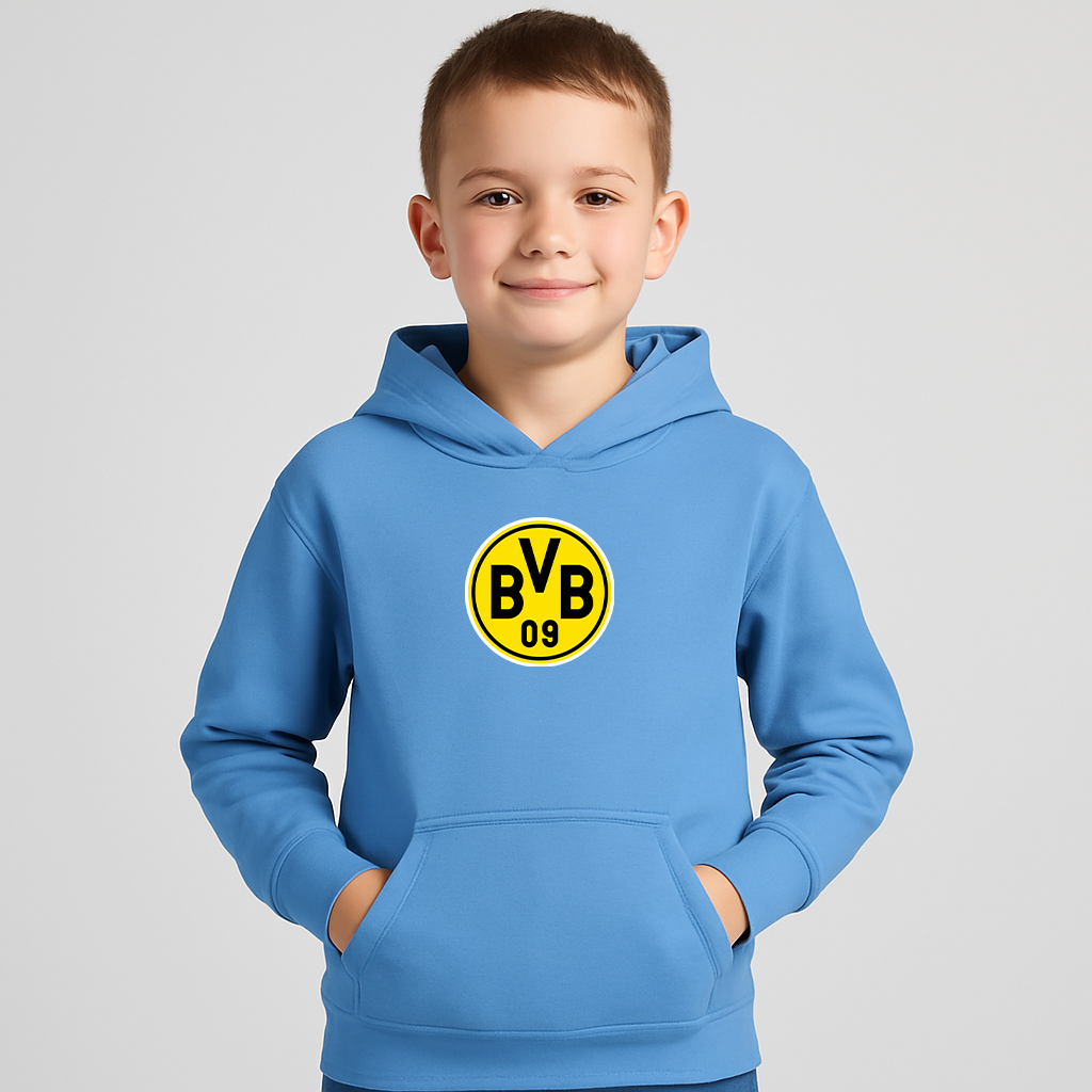 Youth Kids Borussia Dortmund BVB FC Pullover Hoodie