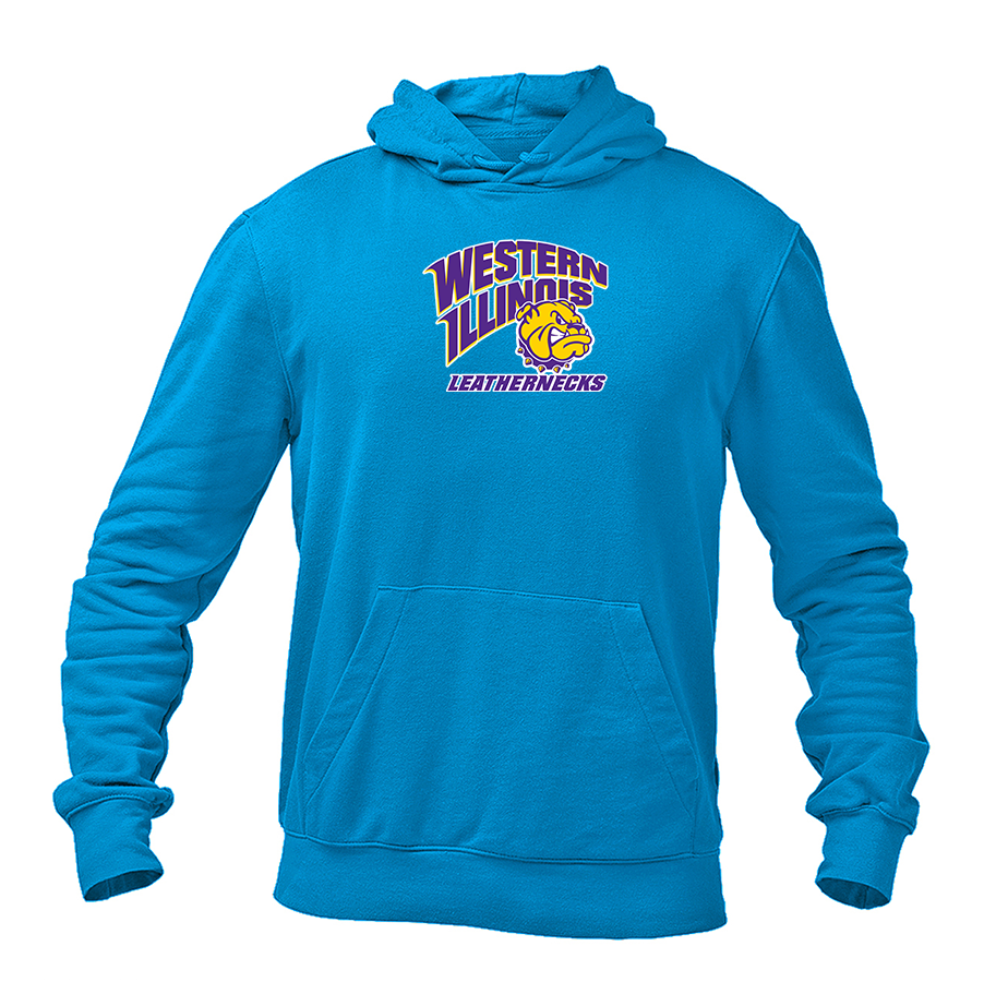 Men's Western Illinois Leathernecks Gildan  Heavy Blend Hooded Sweatshirt