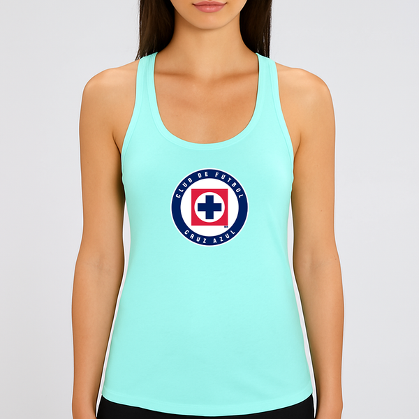 Women's Cruz Azul Football Club Racerback Tank Top