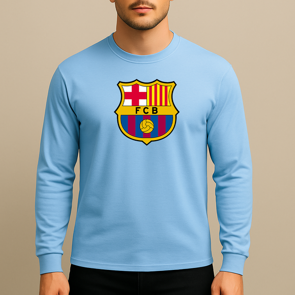 Men's F.C. Barcelona Soccer Long Sleeve T-Shirt