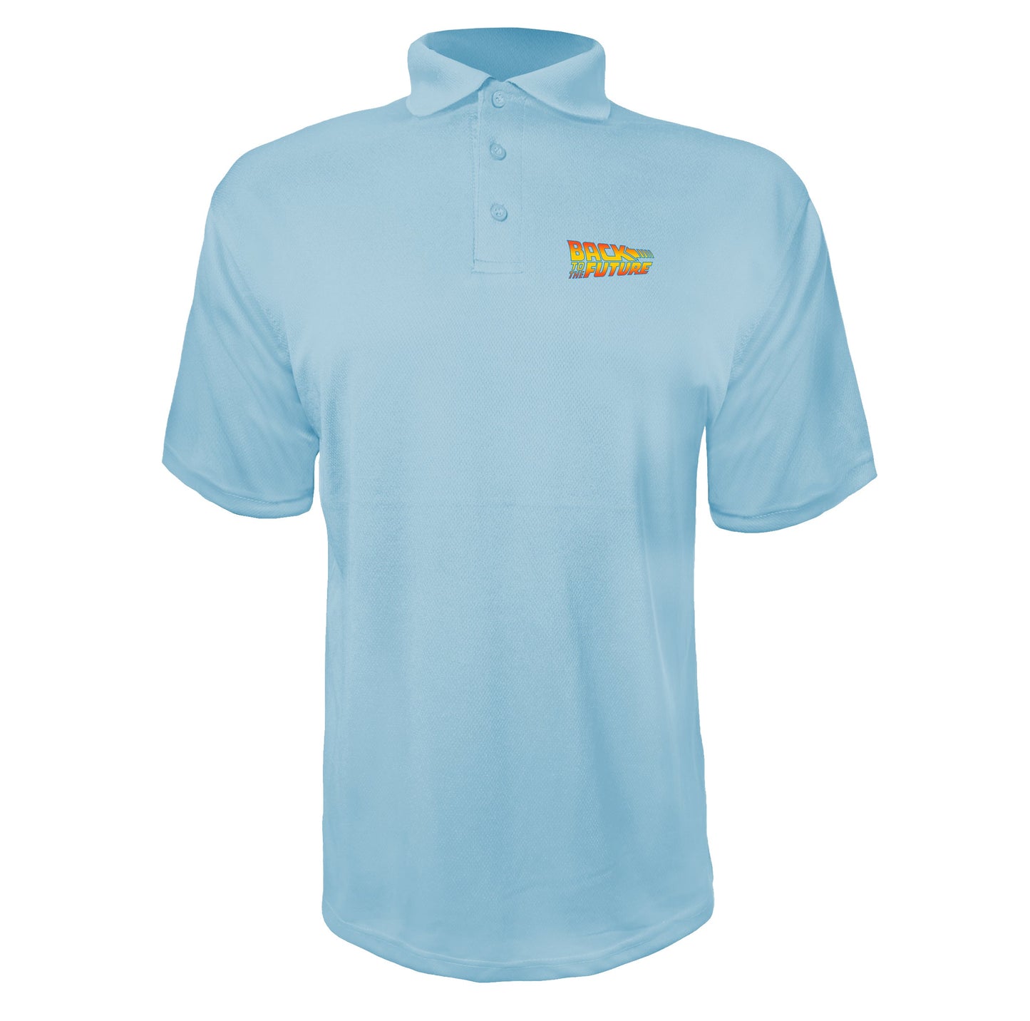 Men's Back To The Future Movie Polyester Polo