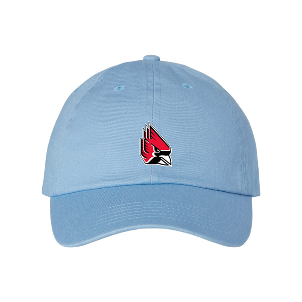 Ball State Cardinals   Valucap Adult Bio-Washed Classic Dad Hat
