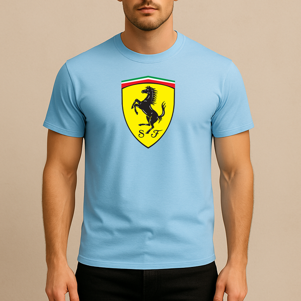 Men’s Ferrari Motorsport Car Cotton T-Shirt