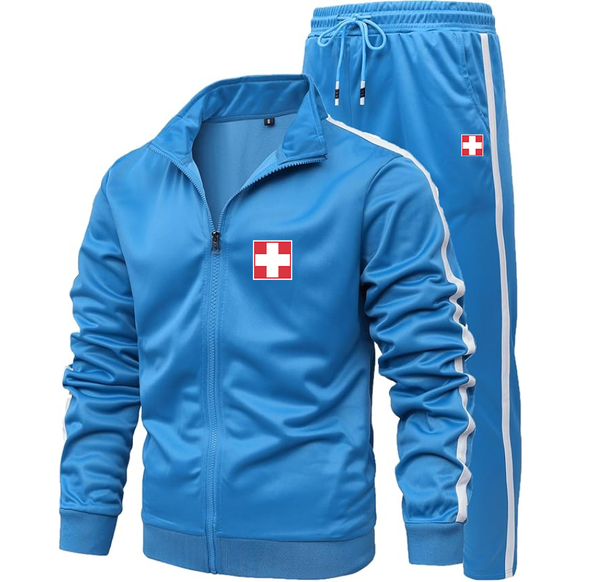 Men's Switzerland National Football Soccer Team   Dri-Fit TrackSuit