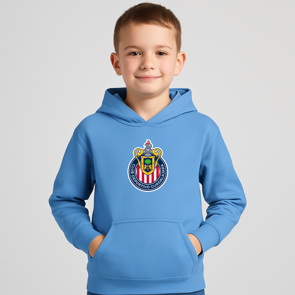 Youth Kids  Chivas Football Club Pullover Hoodie