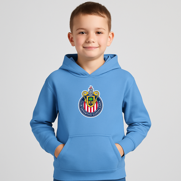 Youth Kids  Chivas Football Club Pullover Hoodie