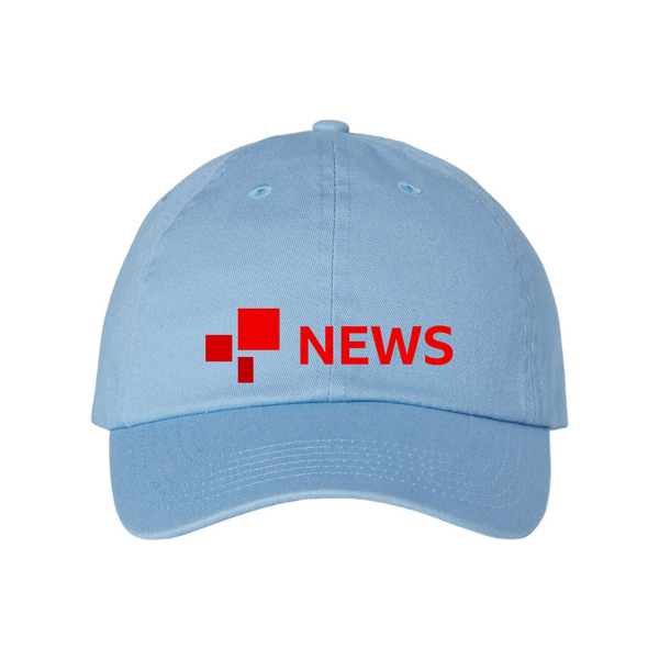 BBC News Valucap Adult Bio-Washed Classic Dad Hat