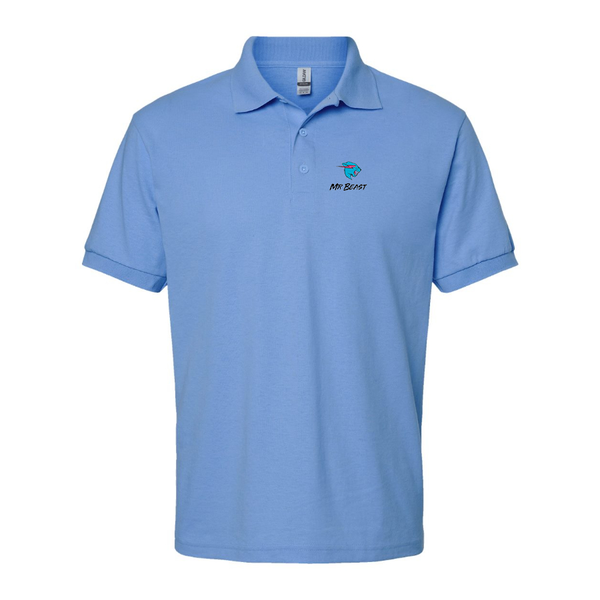 Men's  Mr Beast Logo Dry Blend Polo