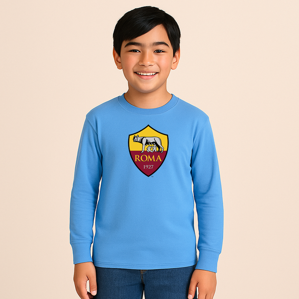 Youth Kids AS Roma FC Long Sleeve T-Shirt