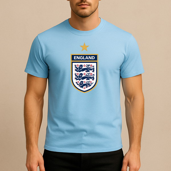 Men's England National Soccer Team Cotton T-Shirt