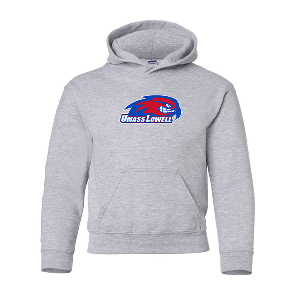 Youth  UMass Lowell River Hawks Gildan Heavy Blend  Hooded Sweatshirt