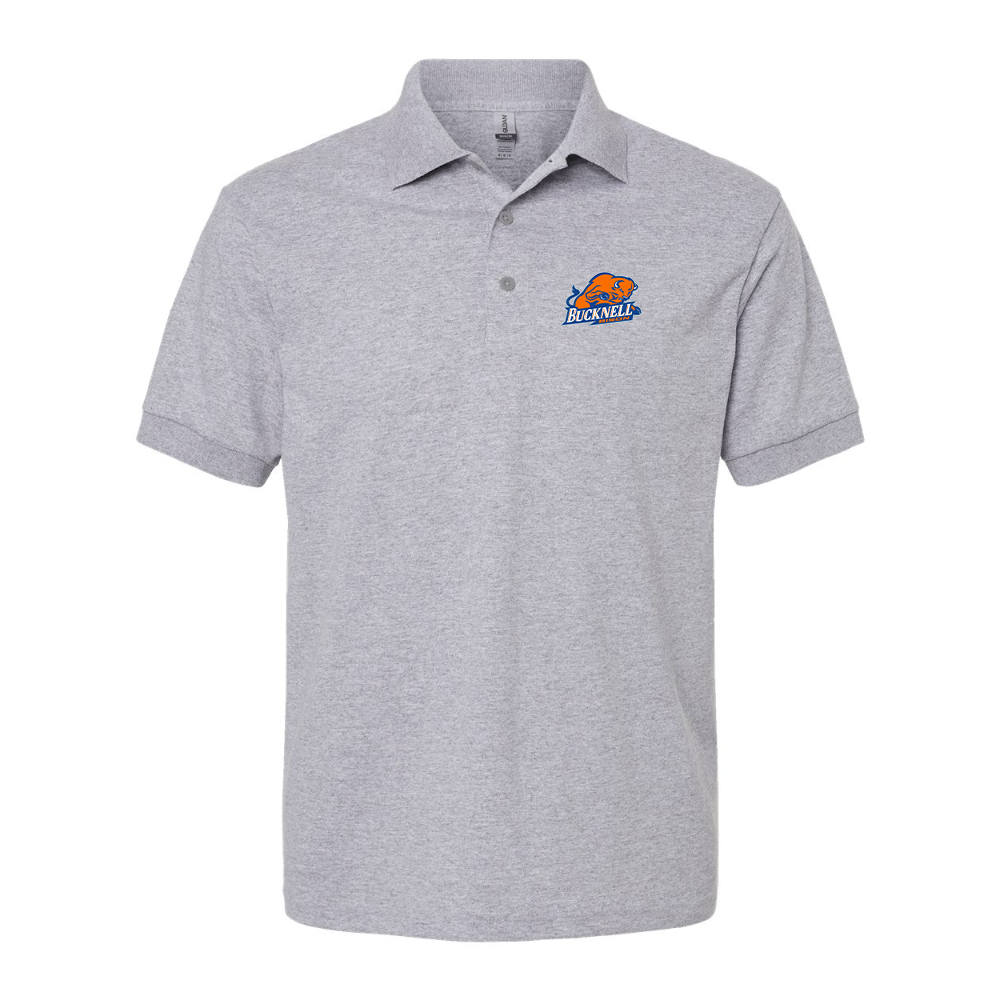 Men's Bucknell Bison Dry Blend Jersey Polo - Grey