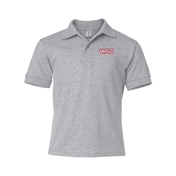 Youth Western Athletic Conference Gildan Dry Blend Jersey Polo