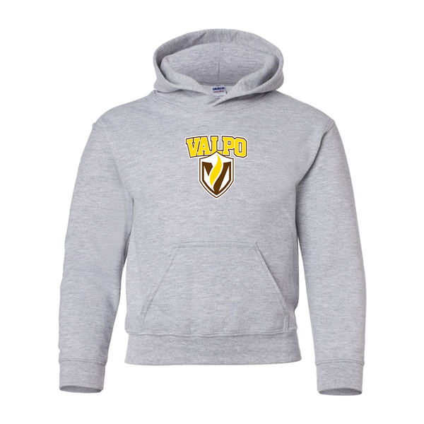 Youth   Valparaiso Crusaders Gildan Heavy Blend  Hooded Sweatshirt