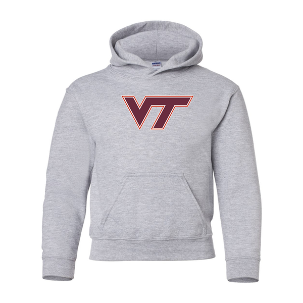 Youth  Virginia Tech Hokies  Gildan Heavy Blend  Hooded Sweatshirt