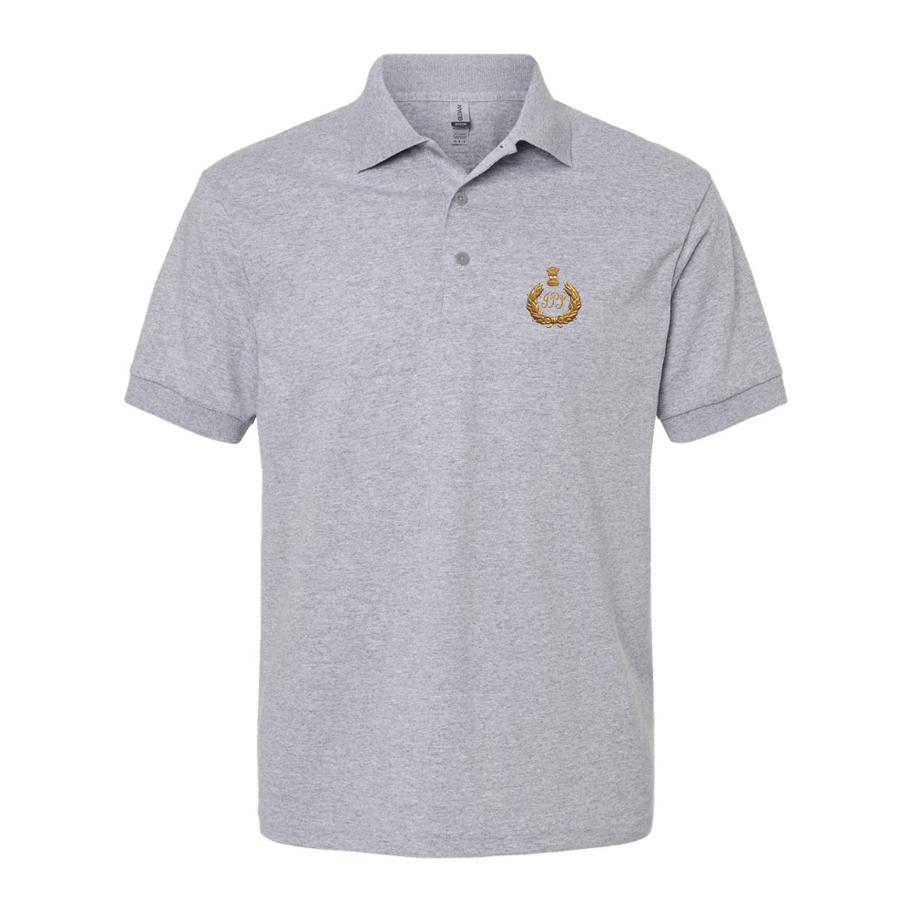 Men's IPS India Dry Blend Jersey Polo - Grey