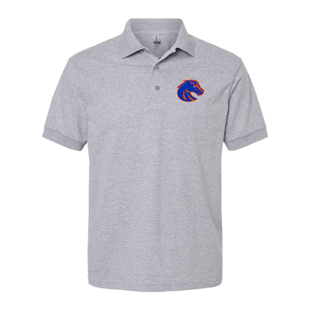 Men's Boise State Broncos Dry Blend Jersey Polo - Grey