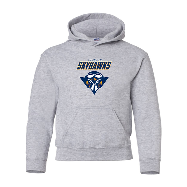 Youth Tennessee Martin Skyhawks Gildan Heavy Blend  Hooded Sweatshirt