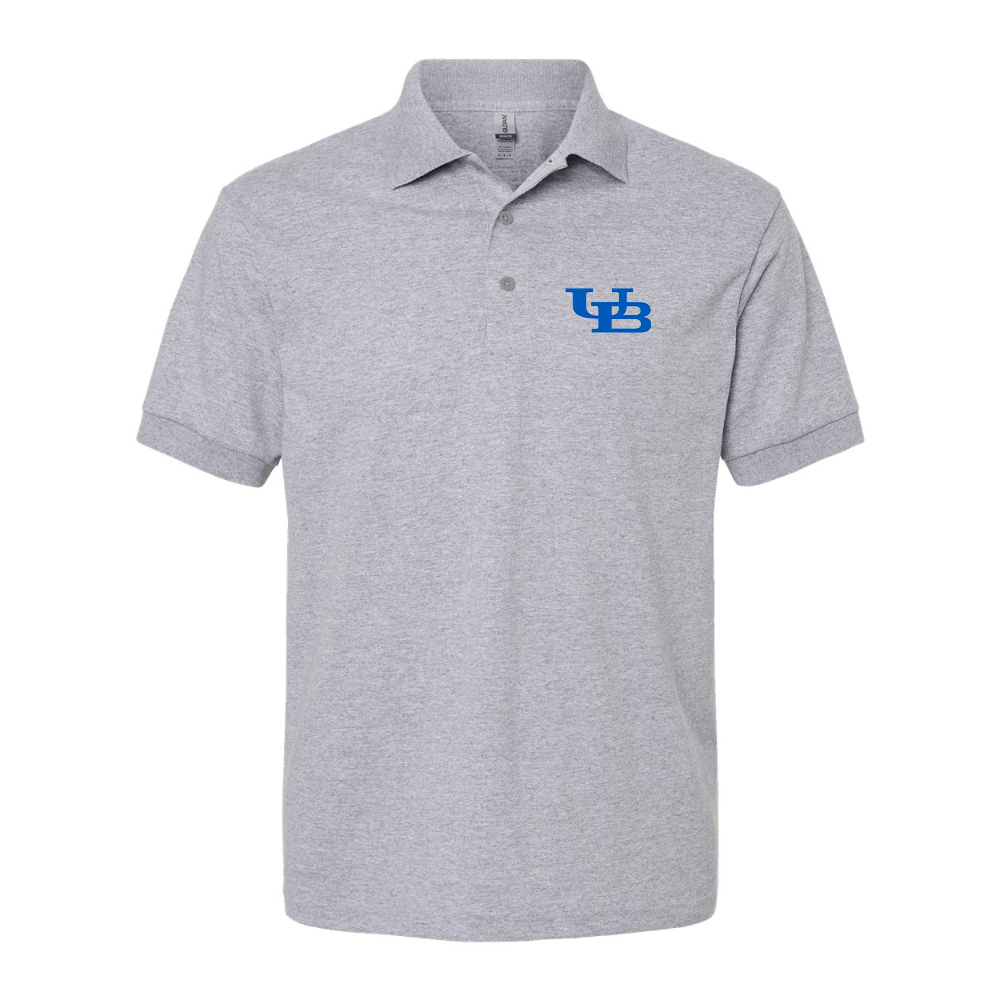 Men's Buffalo Bulls Dry Blend Jersey Polo - Grey