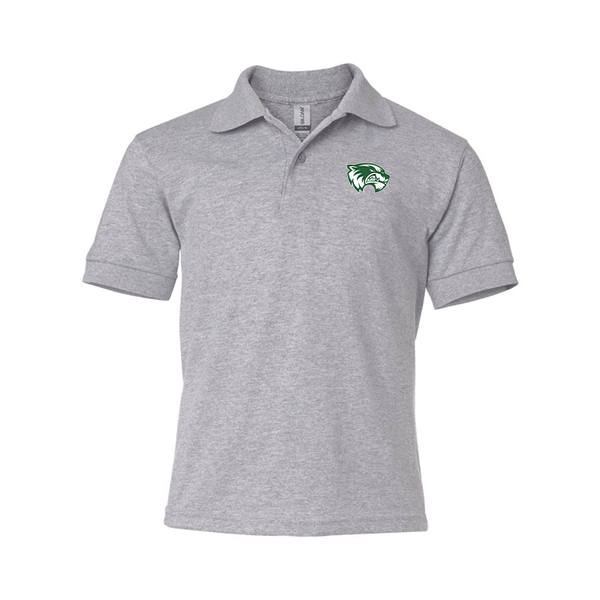 Youth Utah Valley Wolverines Gildan Dry Blend Jersey Polo
