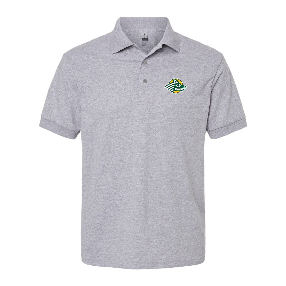 Men's Alaska Anchorage Seawolves Wildcats Dry Blend Jersey Polo - Grey