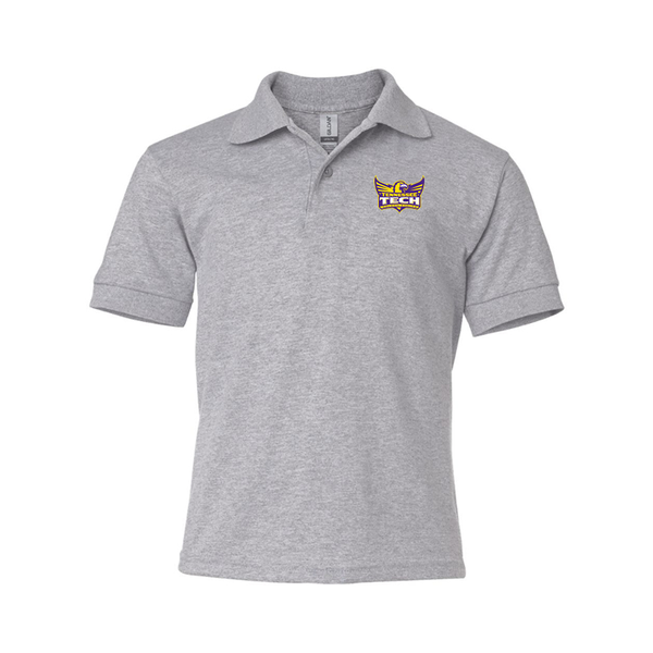 Youth Tennessee Tech Golden Eagles Gildan Dry Blend Jersey Polo