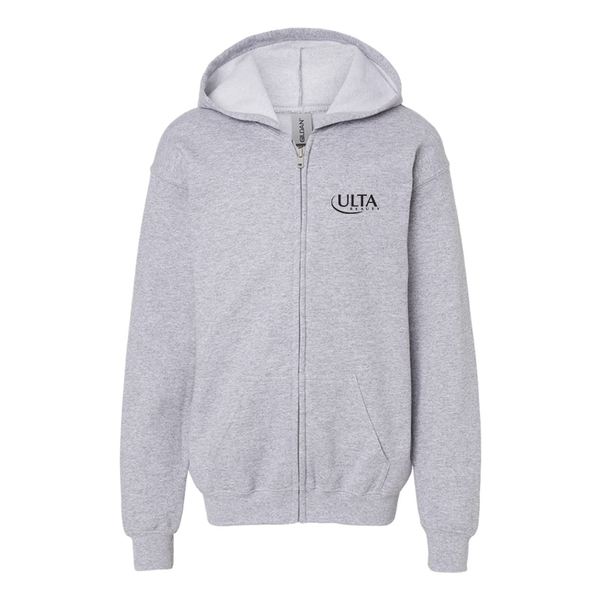 Gildan Heavy Blend Youth Ulta Beauty  Full Zip Hooded Sweatshirt