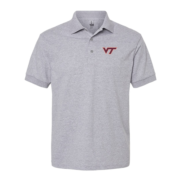 Men's Virginia Tech Hokies Gildan Dry Blend Jersey Polo