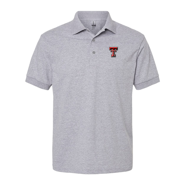 Men's Texas Tech Red Raiders  Gildan Dry Blend Jersey Polo