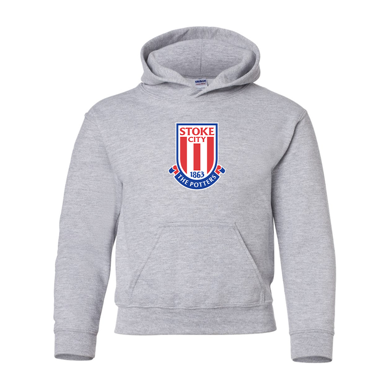 Youth Stoke City Soccer  Pullover Hoodie
