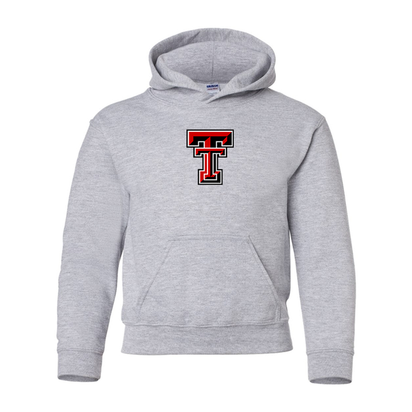 Youth Texas Tech Red Raiders  Gildan Heavy Blend  Hooded Sweatshirt