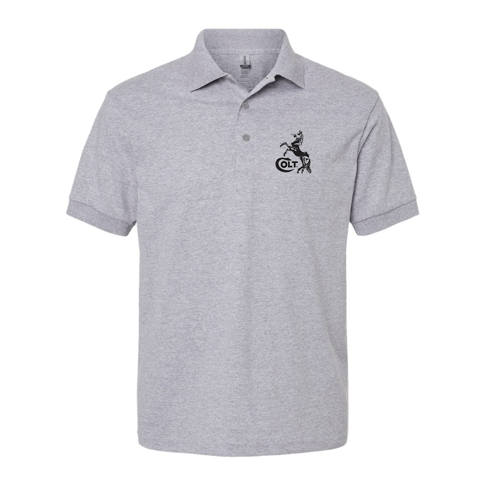 Men's Colt Horse Dry Blend Jersey Polo - Grey