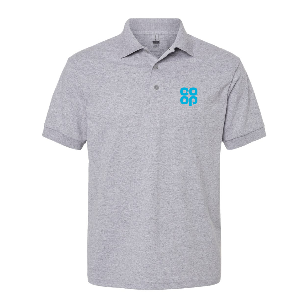 Men's CoOp Dry Blend Jersey Polo - Grey