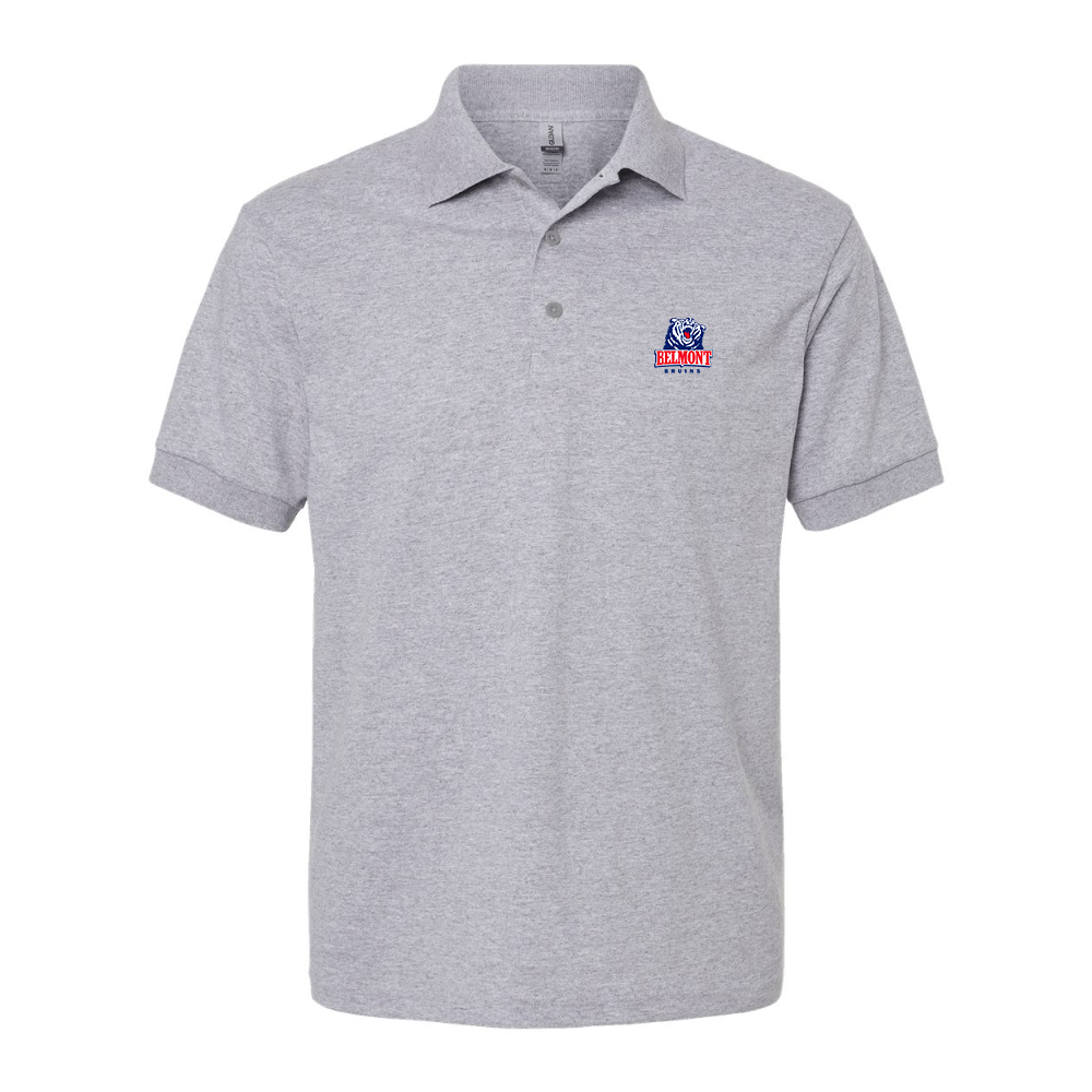 Men's Belmont Bruins Dry Blend Jersey Polo - Grey